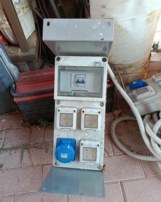 quadro elettrico da banco o cantiere 