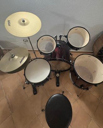 batteria Ashton, piatti, sgabello 