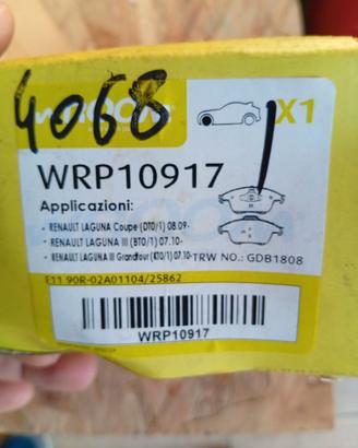 Serie pastiglie freno Renault