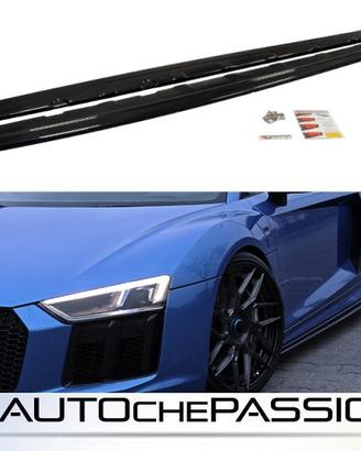 Coppia splitter minigonne per Audi R8 e R8 Spyder