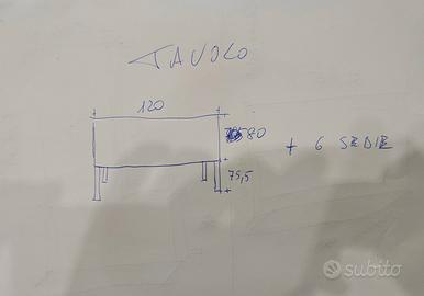 Tavolo Ikea + 6 sedie