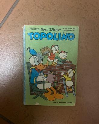 Topolino 249 del 1960 Mondadori