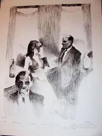 Serigrafia Prova d'Autore originale Alberto Sughi