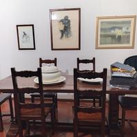 tavolo e sedie in fratino, legno massello 