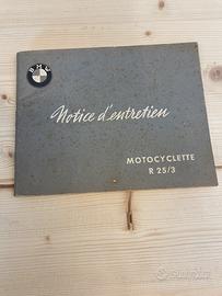 Libretto uso e manutenzione BMW R25/3