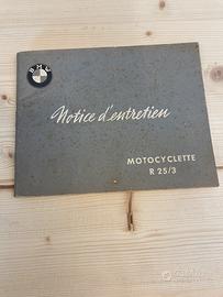 Libretto uso e manutenzione BMW R25/3