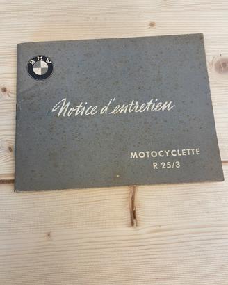 Libretto uso e manutenzione BMW R25/3
