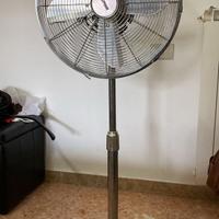 Ventilatore Piantana Cromato lucido Zephir