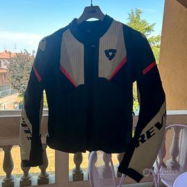 Giacca moto In Pelle Revit Automate tg. 52 (L)