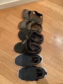Tre paia di scarpe bambino taglia 24