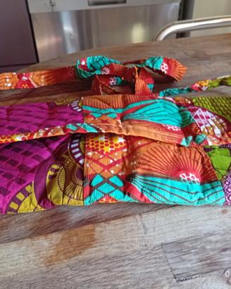 borsetta artigianale patchwork Africa