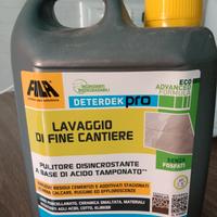 lavaggio fine cantiere FILA  deterdek pro