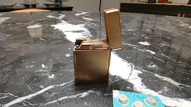 dupont placcato oro anni 70 accendino