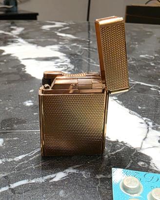 dupont placcato oro anni 70 accendino