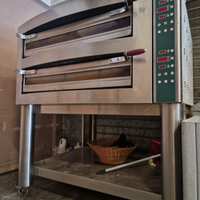 Forno cuppone doppia camera + bancone frigo per pi