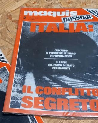 Rivista MAQUIS DOSSIER n.2 giugno 1985 politica