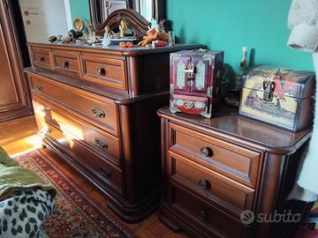 armadio camera con specchio