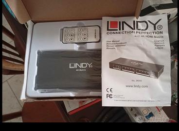 Matrice HDMI 4x2 4K professionale LINDY 