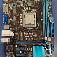 Scheda Madre Asus H61M-k I3 4gb ram Socket 1155