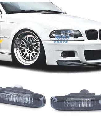 FRECCIE LATERALI BMW E46 98-05 VETRO CHIARO NERO