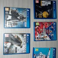 Lotto videogiochi ps4, disponibile  singoli