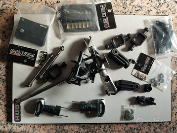 Testa elicottero Trex 600 Align + altri ricambi