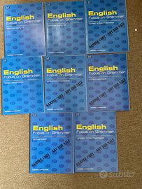 Lotto 8 Libri Inglese English Focus on Grammar