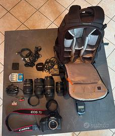CANON EOS 7D + ottiche