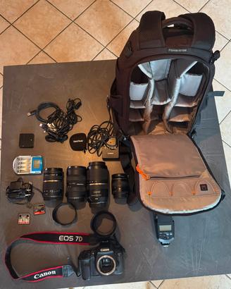 CANON EOS 7D + ottiche