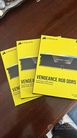 RAM Corsair Vengeance RGB DDR5 da 32GB cl36 NUOVA