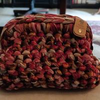 Clutch fatta a mano  in velluto multicolor