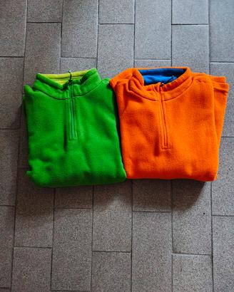 2 maglioni, pile pesante, da bambino, decathlon,