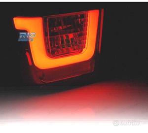 FANALI LED BAR VOLKSWAGEN VW T4 90-03 ROSSO FUMÉ E