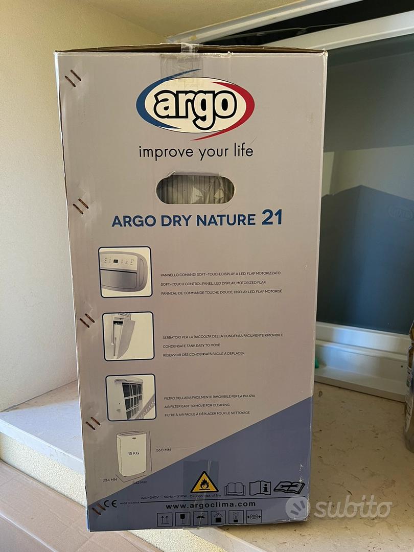 Argo Dry Nature 21, deumidificatore – Argoclima