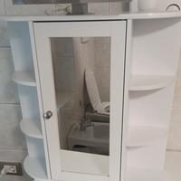 specchio da bagno con mobiletto 