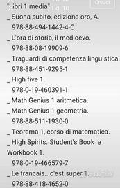 Libri scolastici 