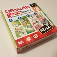Set 4 puzzle Cappuccetto Rosso Montessori