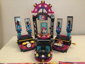 LEGO FRIENDS PALCO ROCK e CAMERINO POP STAR