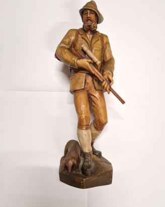 Statuetta  scultura in legno