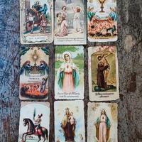 Lotto antichi santini primi 900 arte sacra italian
