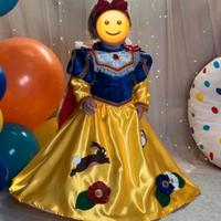 Vestito carnevale Biancaneve 1-2 anni