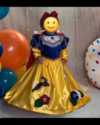 Vestito carnevale Biancaneve 1-2 anni