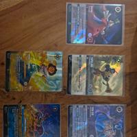 Carte Lorcana Enchanted + set Carte + 2 mazzi 