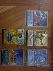 Carte Lorcana Enchanted + set Carte + 2 mazzi 