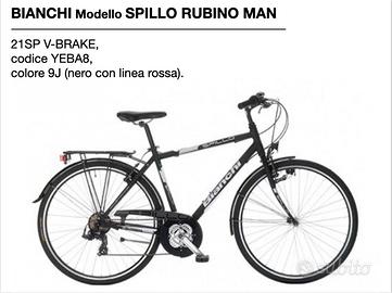 BICICLETTA  BIANCHI “SPILLO RUBINO MAN” 👉VENDUTO👈