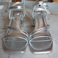 Sandali tacco argento asos