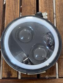 Faro LED Tondo GoolRC con DRL ad Anello come nuovo