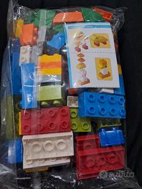mattoncini lego duplo compatibili 500 grammi nuovi