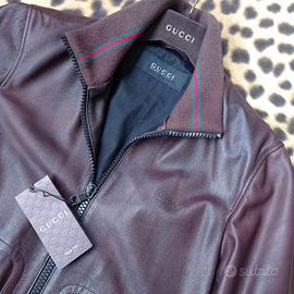 Giubbotto Gucci Uomo Pelle Tg.48 - 100% Originale