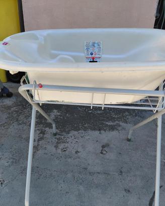 Vasca da bagno neonati + cavallino a dondolo